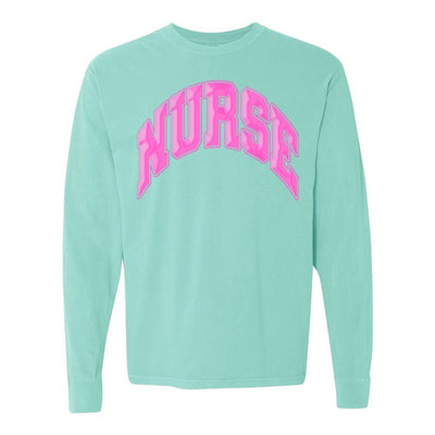 'Nurse' PUFF Long Sleeve T - Shirt - United Monograms