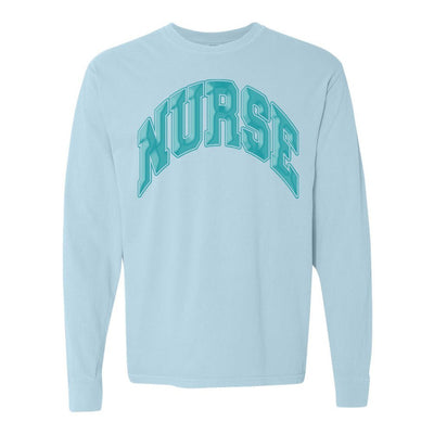'Nurse' PUFF Long Sleeve T - Shirt - United Monograms