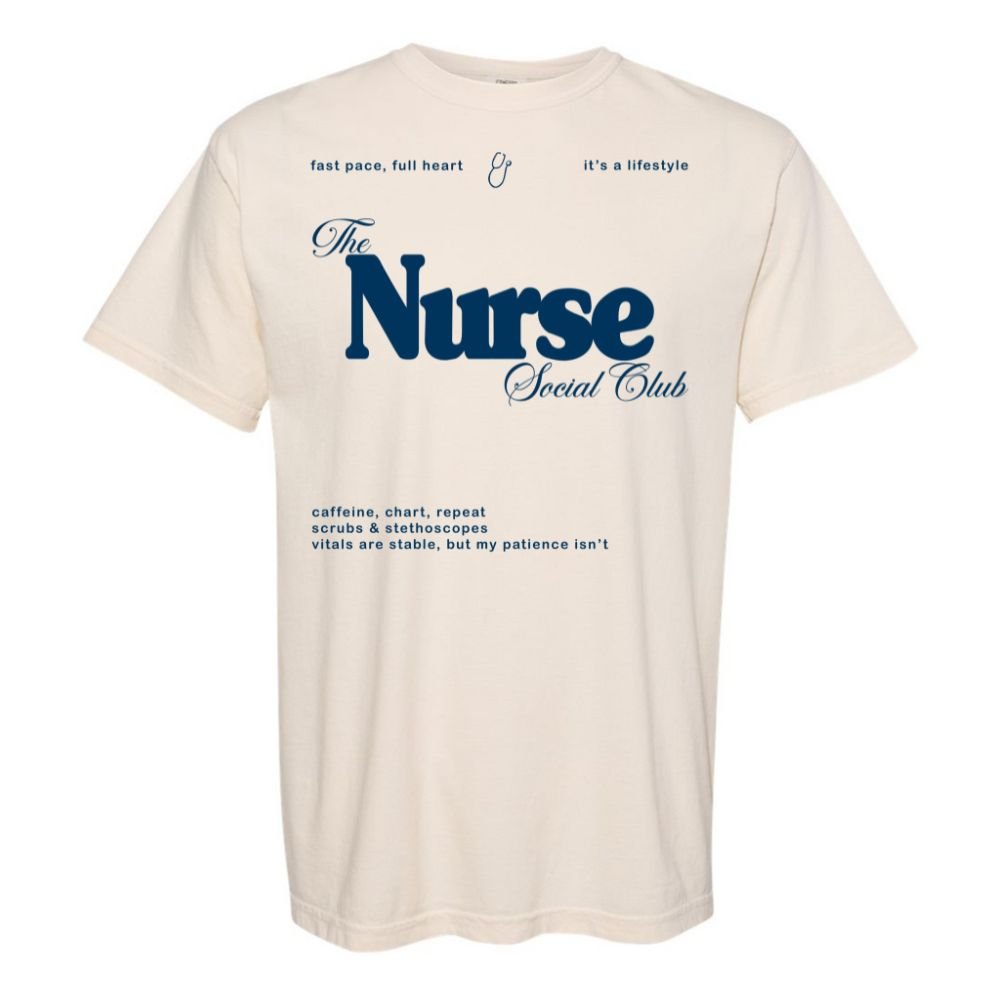 'Nurse Social Club' T-Shirt - United Monograms