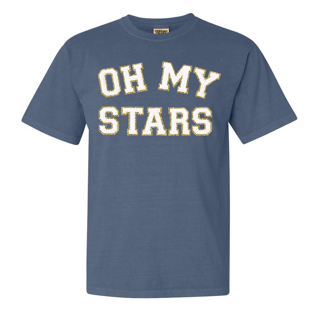Oh My Stars Letter Patch T-Shirt - United Monograms