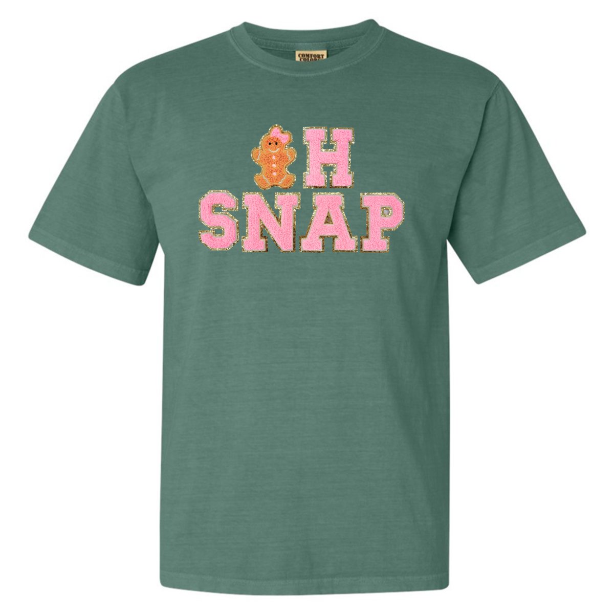 'Oh Snap' Letter Patch Tee - United Monograms