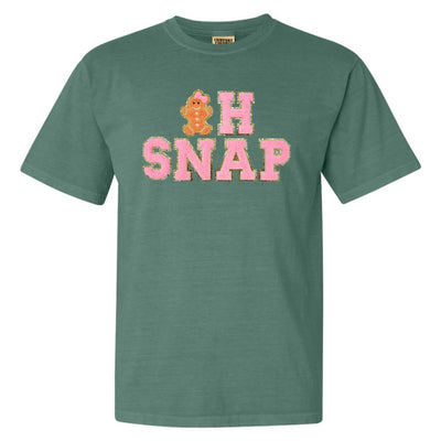 'Oh Snap' Letter Patch Tee - United Monograms