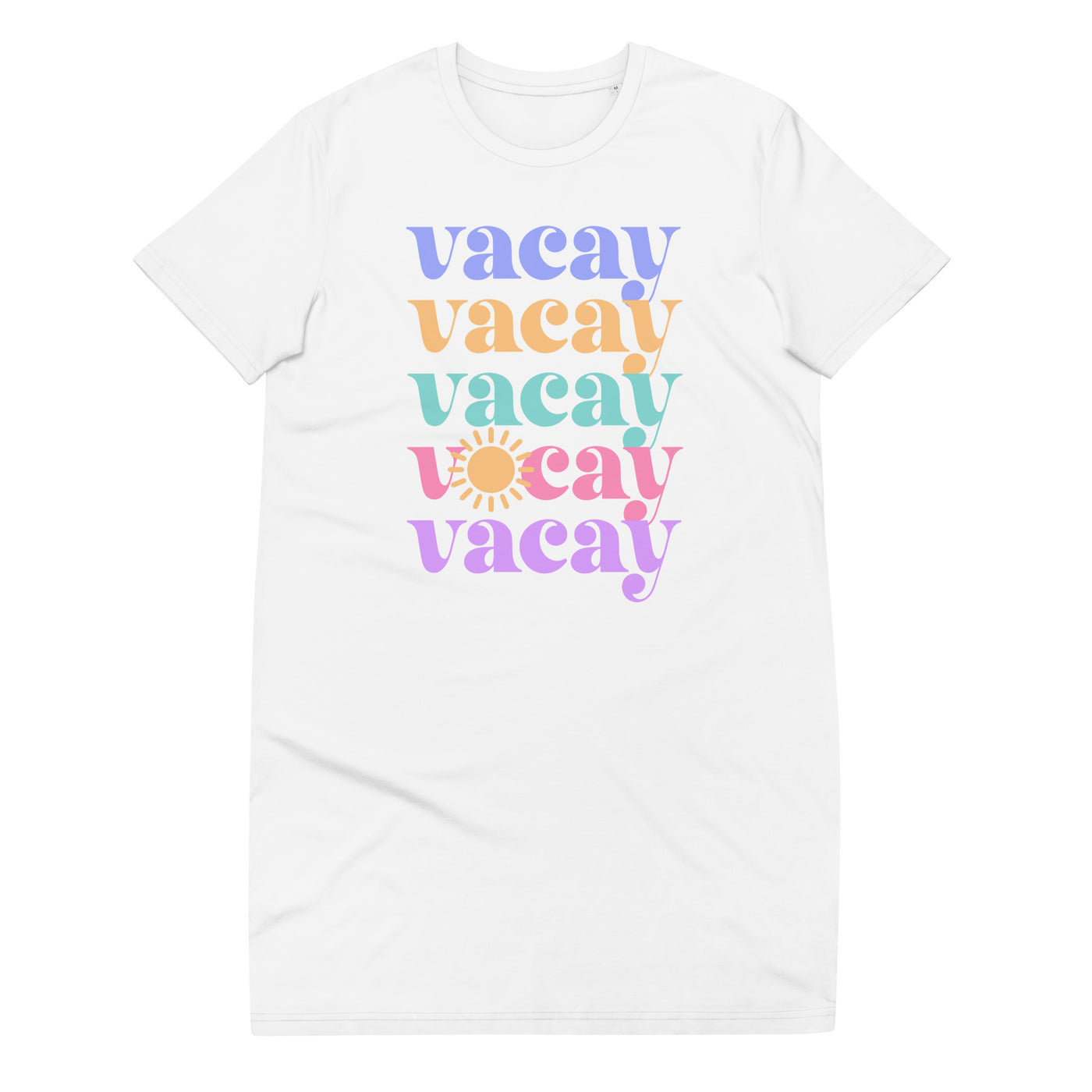 'Vacay Vacay' T-Shirt Dress