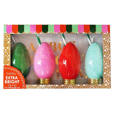 Party Cups 'Holiday Light Mini Sippers' 4 - Pack Drink Set - United Monograms