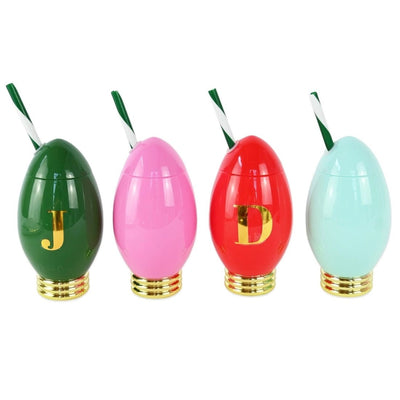 Party Cups 'Holiday Light Mini Sippers' 4 - Pack Drink Set - United Monograms