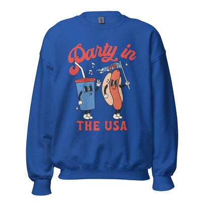 'Party In The USA' Crewneck Sweatshirt - United Monograms