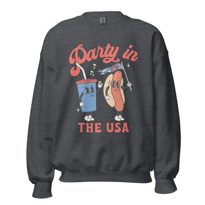 'Party In The USA' Crewneck Sweatshirt - United Monograms