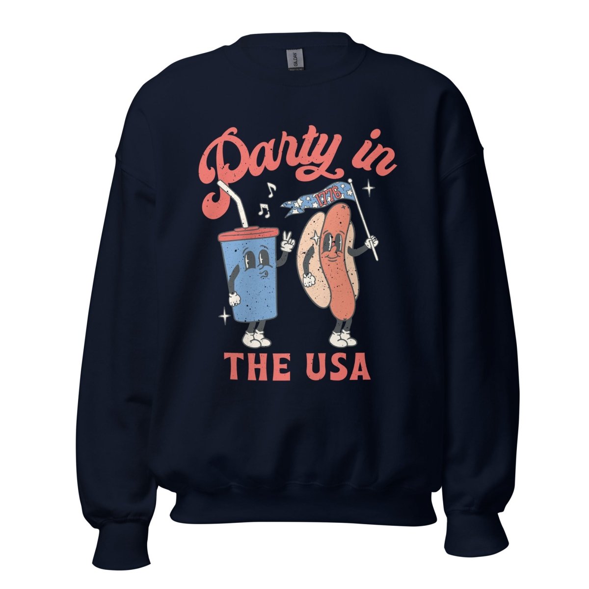 'Party In The USA' Crewneck Sweatshirt - United Monograms