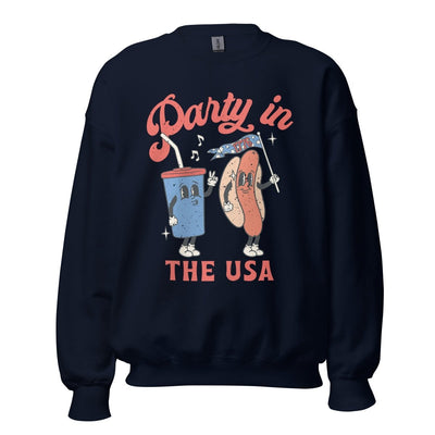 'Party In The USA' Crewneck Sweatshirt - United Monograms