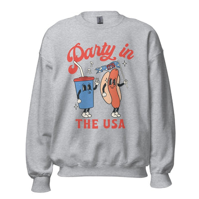 'Party In The USA' Crewneck Sweatshirt - United Monograms