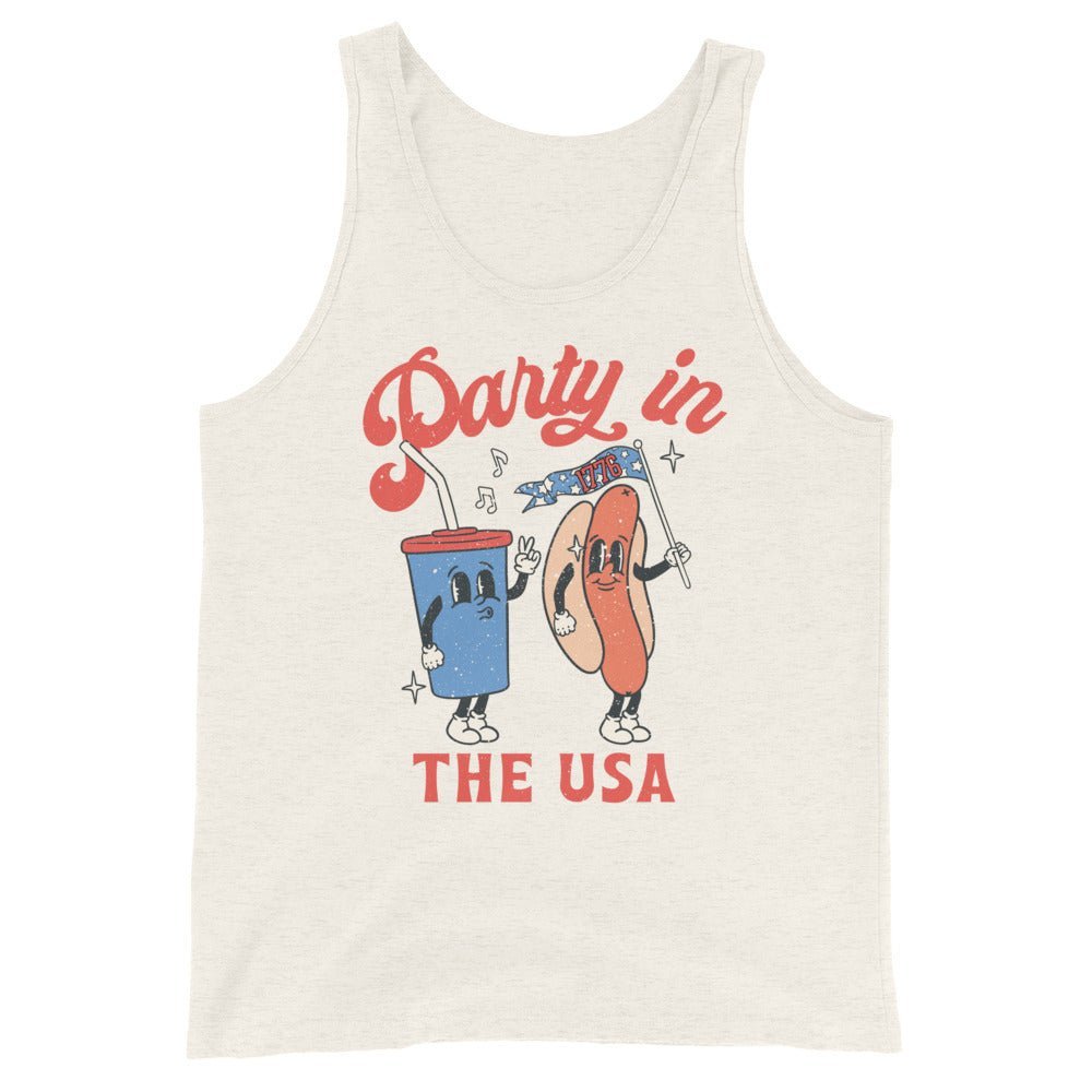 'Party In The USA' Premium Tank Top - United Monograms
