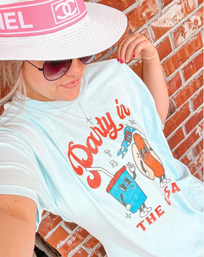 'Party In The USA' T - Shirt - United Monograms