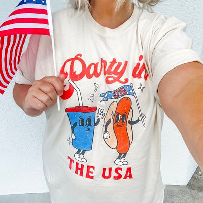 'Party In The USA' T - Shirt - United Monograms