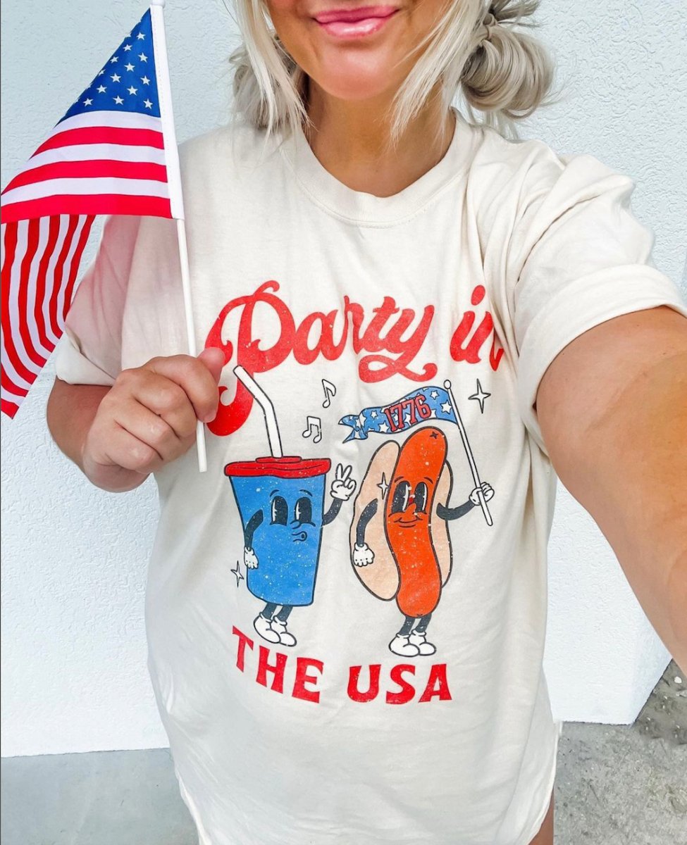 'Party In The USA' T - Shirt - United Monograms