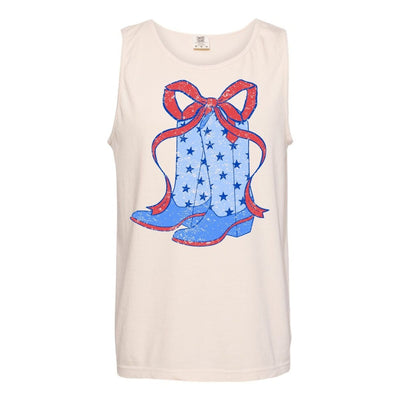 'Patriotic Boots' Tank Top - United Monograms