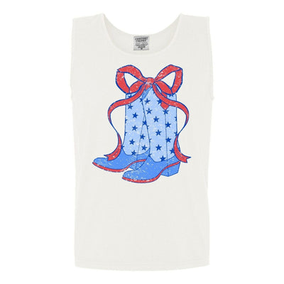 'Patriotic Boots' Tank Top - United Monograms