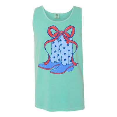 'Patriotic Boots' Tank Top - United Monograms