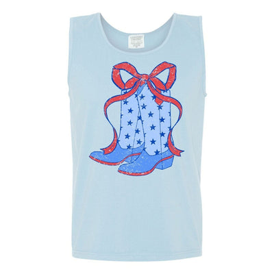 'Patriotic Boots' Tank Top - United Monograms