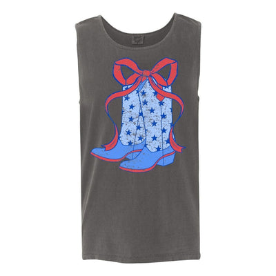 'Patriotic Boots' Tank Top - United Monograms