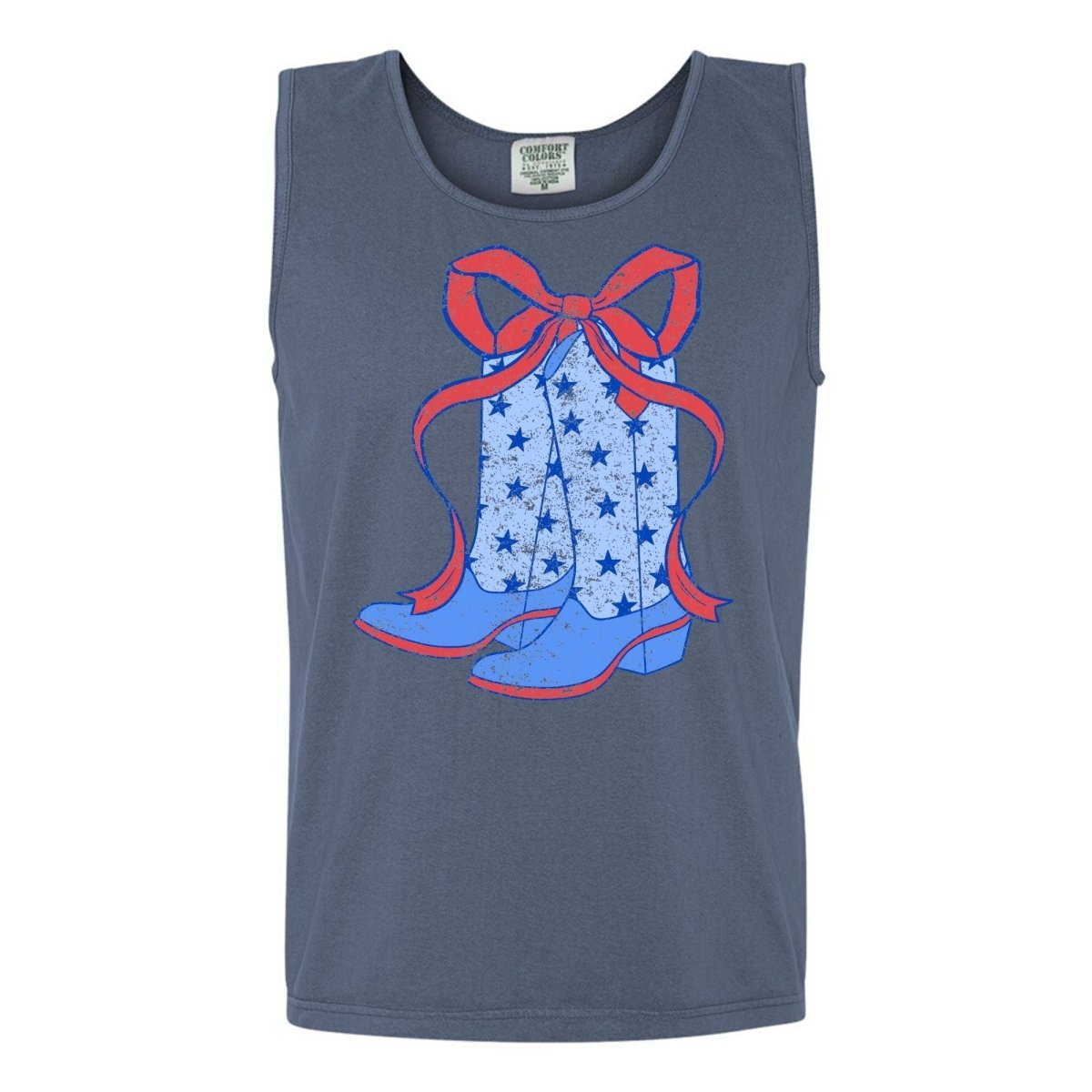 'Patriotic Boots' Tank Top - United Monograms