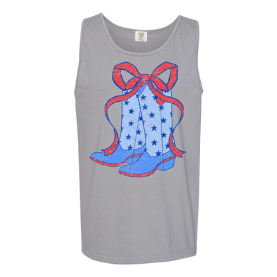 'Patriotic Boots' Tank Top - United Monograms