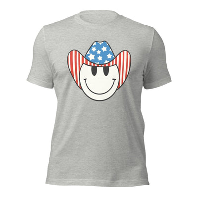 'Patriotic Cowboy' Heather Premium Tee - United Monograms
