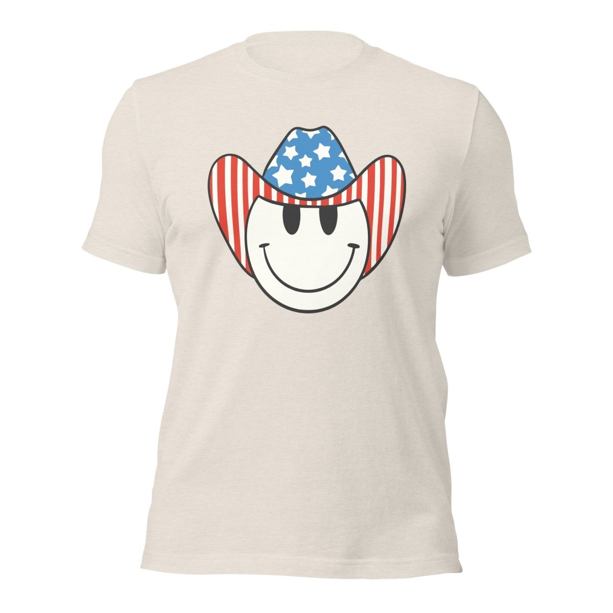 'Patriotic Cowboy' Heather Premium Tee - United Monograms