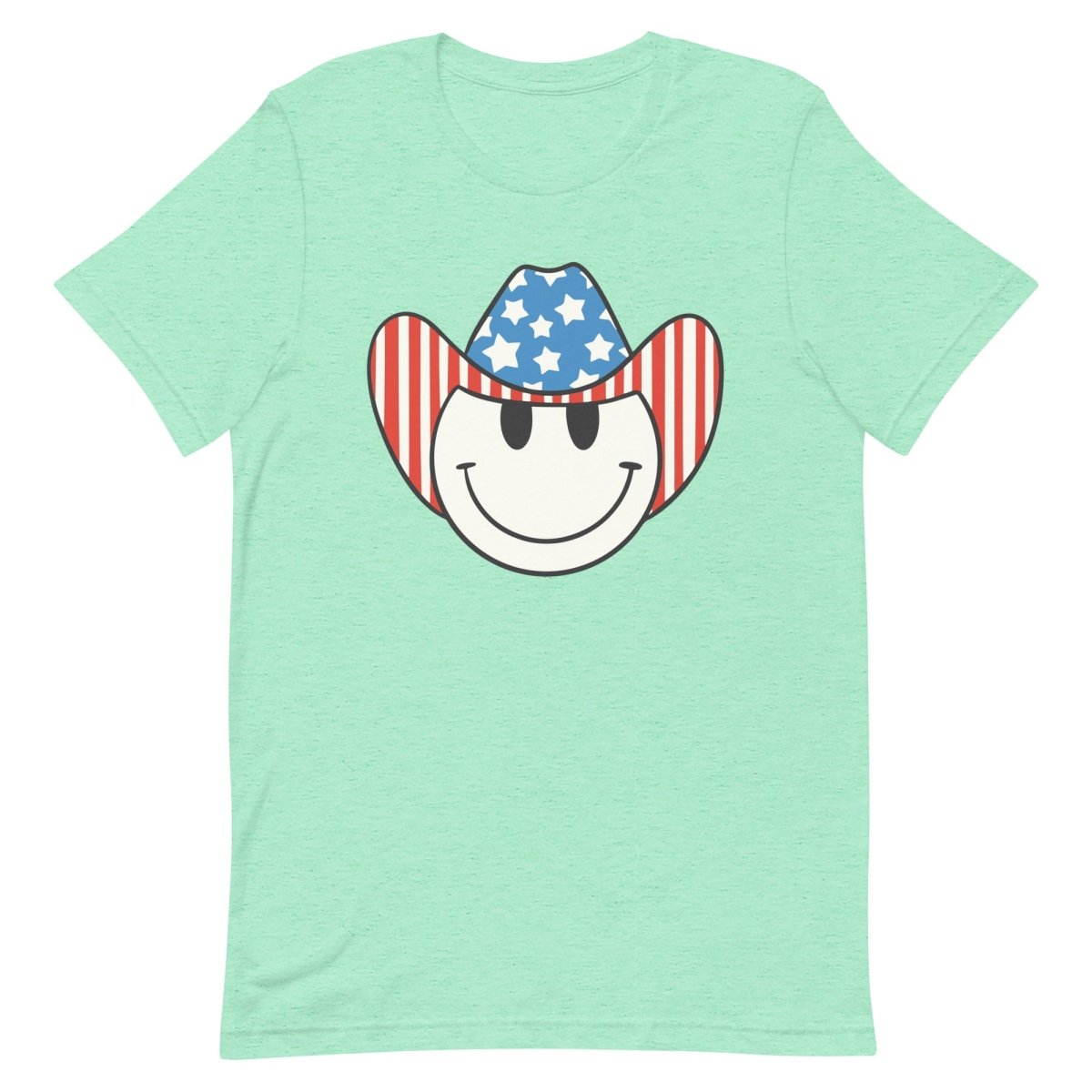'Patriotic Cowboy' Heather Premium Tee - United Monograms