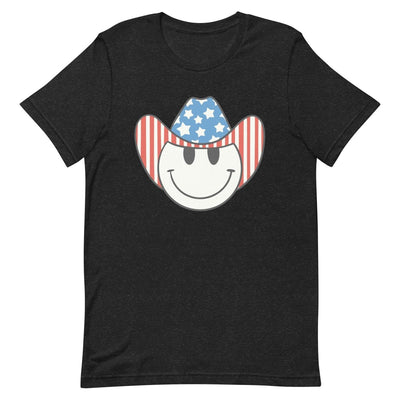 'Patriotic Cowboy' Heather Premium Tee - United Monograms