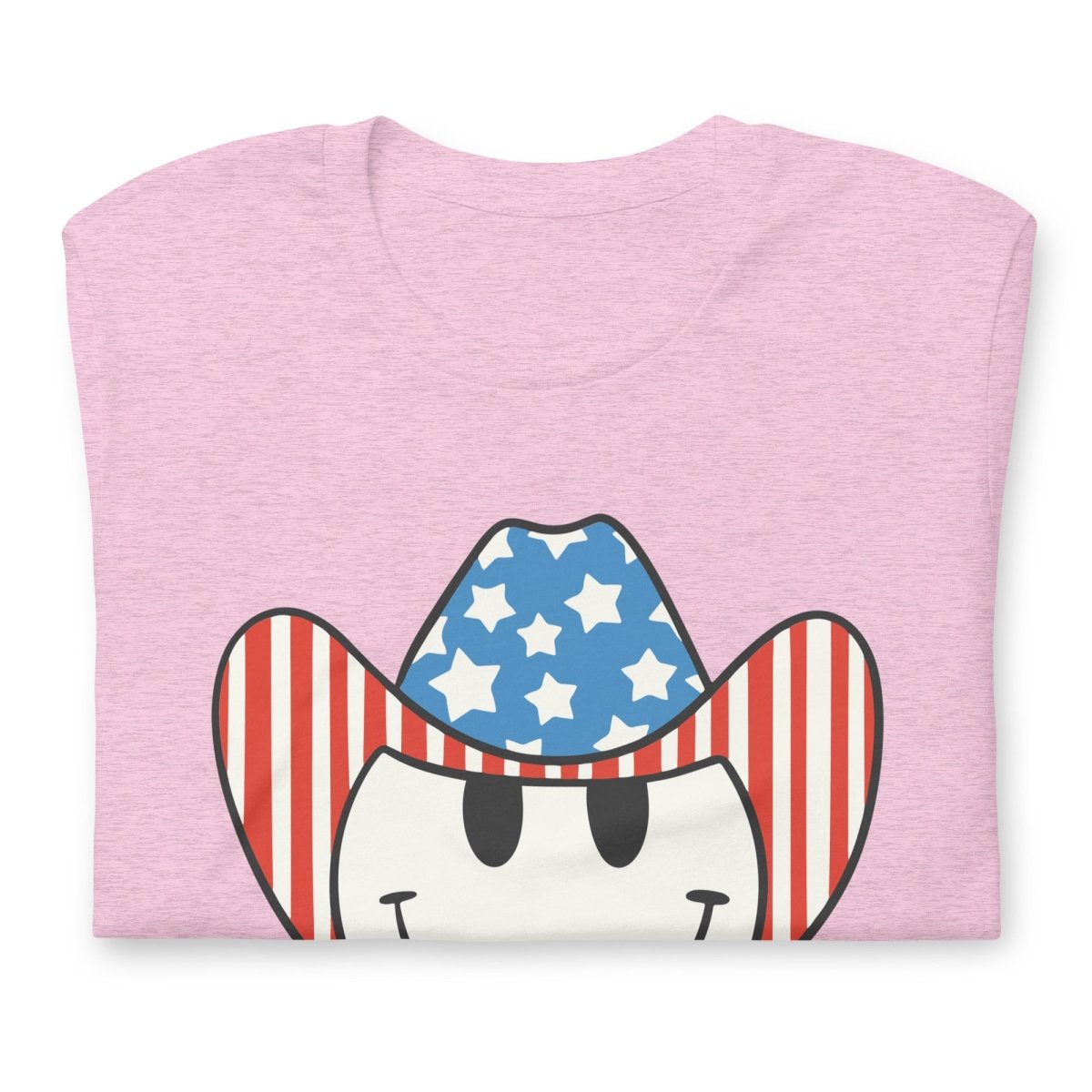 'Patriotic Cowboy' Heather Premium Tee - United Monograms