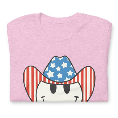 'Patriotic Cowboy' Heather Premium Tee - United Monograms