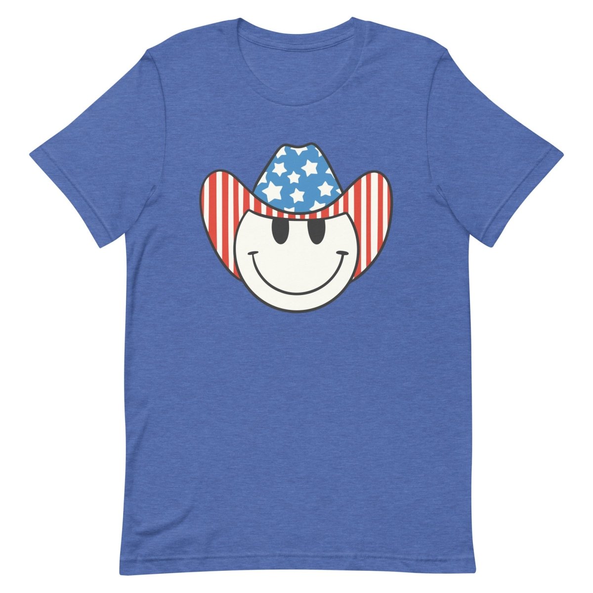 'Patriotic Cowboy' Heather Premium Tee - United Monograms