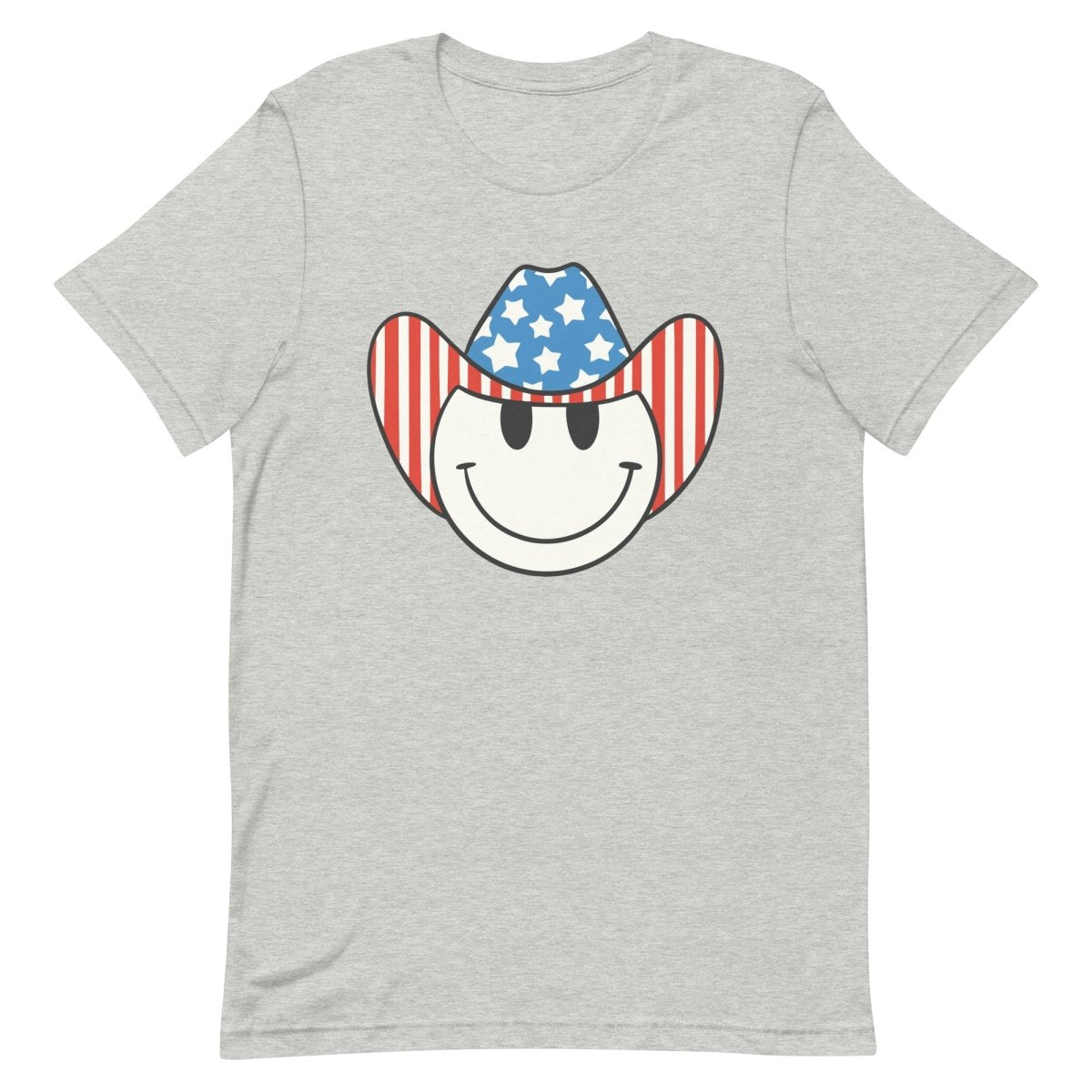 'Patriotic Cowboy' Heather Premium Tee - United Monograms