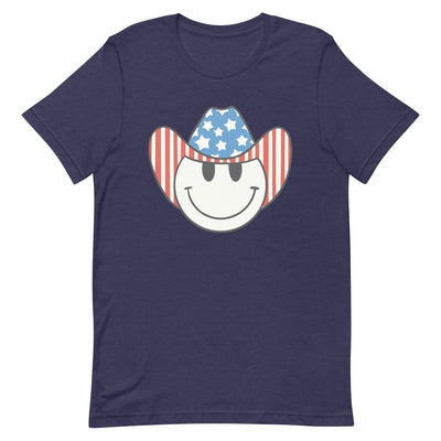 'Patriotic Cowboy' Heather Premium Tee - United Monograms