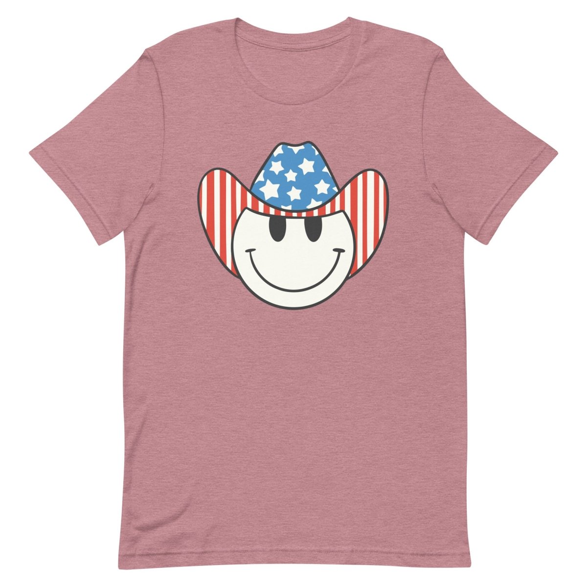 'Patriotic Cowboy' Heather Premium Tee - United Monograms