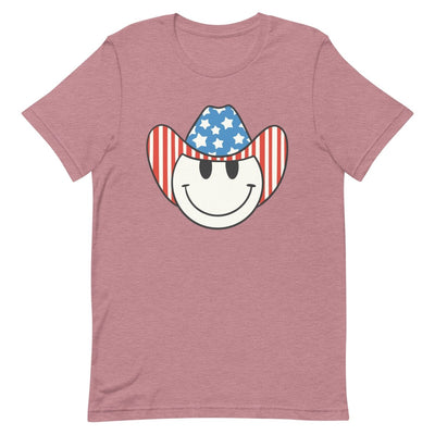 'Patriotic Cowboy' Heather Premium Tee - United Monograms