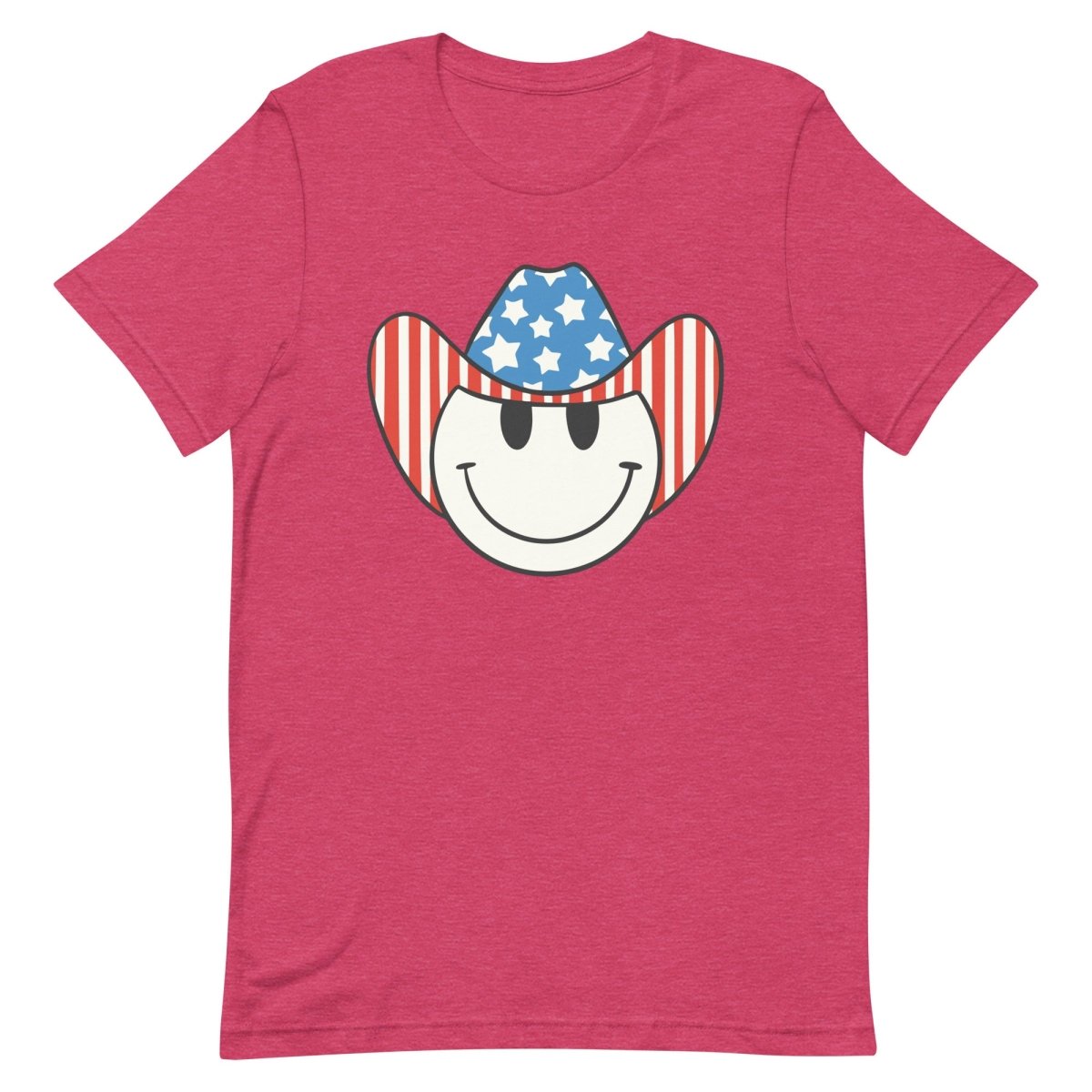 'Patriotic Cowboy' Heather Premium Tee - United Monograms