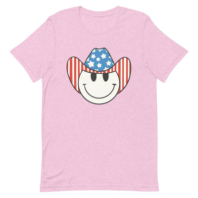 'Patriotic Cowboy' Heather Premium Tee - United Monograms