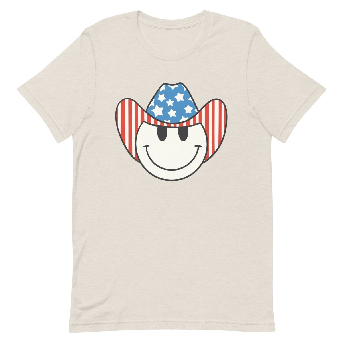 'Patriotic Cowboy' Heather Premium Tee - United Monograms