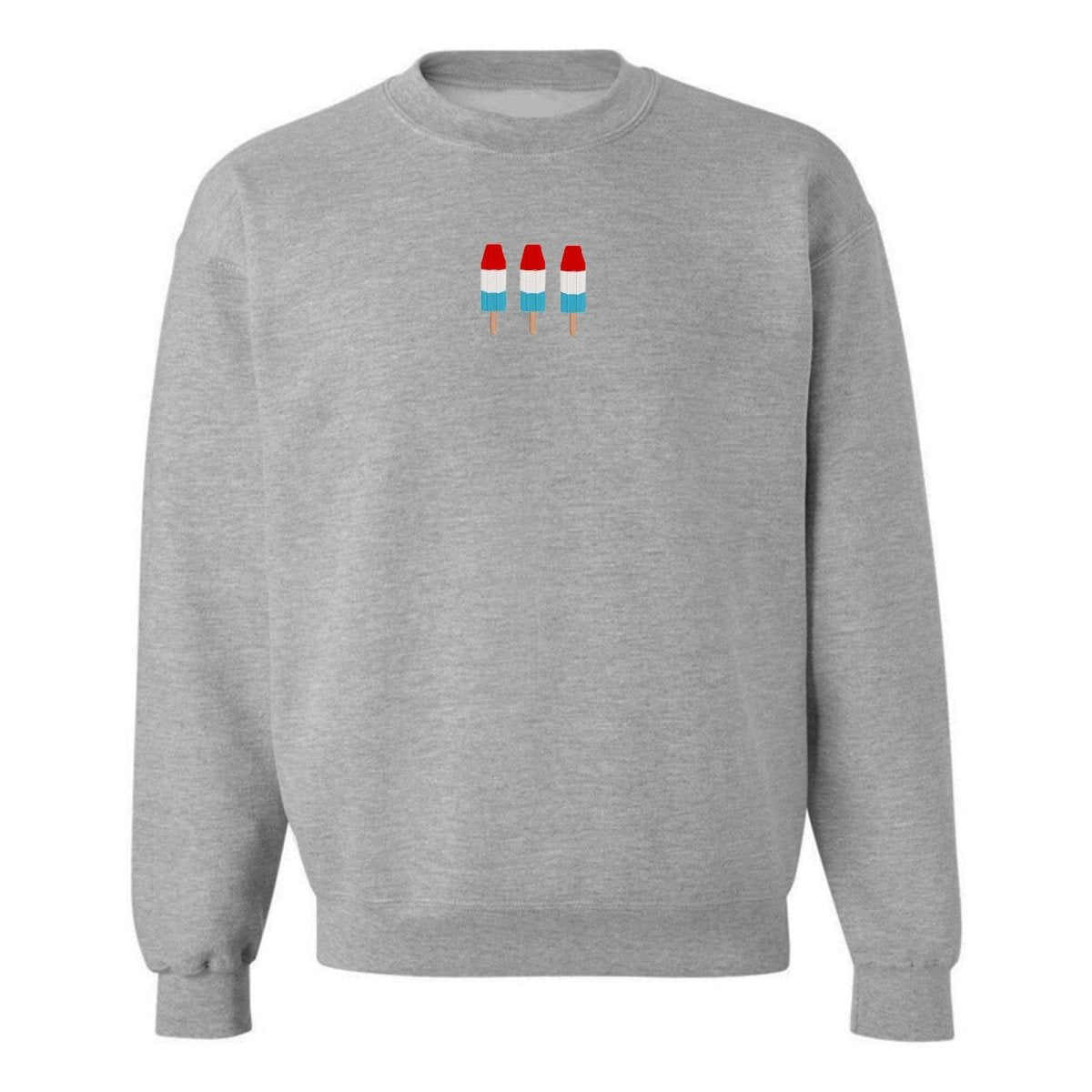 'Patriotic Popsicles' Embroidered Crewneck Sweatshirt - United Monograms