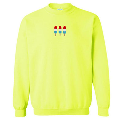 'Patriotic Popsicles' Embroidered Crewneck Sweatshirt - United Monograms