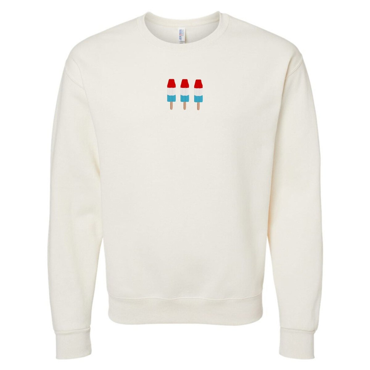 'Patriotic Popsicles' Embroidered Crewneck Sweatshirt - United Monograms