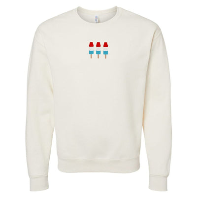 'Patriotic Popsicles' Embroidered Crewneck Sweatshirt - United Monograms