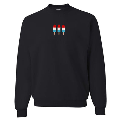 'Patriotic Popsicles' Embroidered Crewneck Sweatshirt - United Monograms