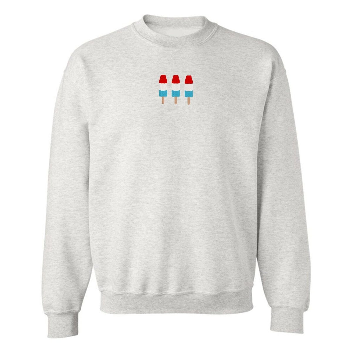 'Patriotic Popsicles' Embroidered Crewneck Sweatshirt - United Monograms