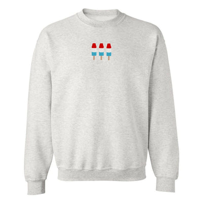 'Patriotic Popsicles' Embroidered Crewneck Sweatshirt - United Monograms