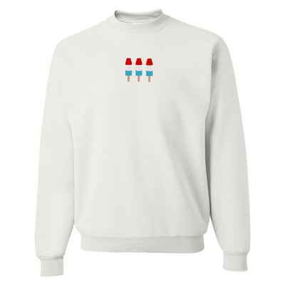 'Patriotic Popsicles' Embroidered Crewneck Sweatshirt - United Monograms