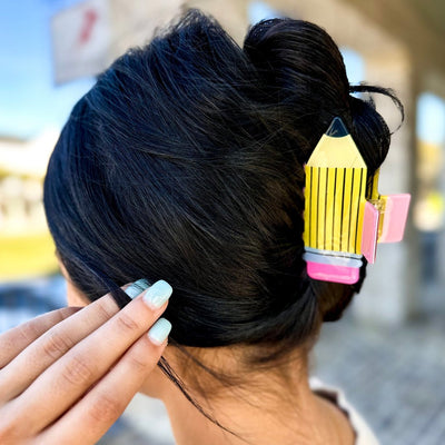 Pencil Hair Claw Clip - United Monograms