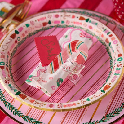 'Peppermint Twist' Hair Claw - United Monograms