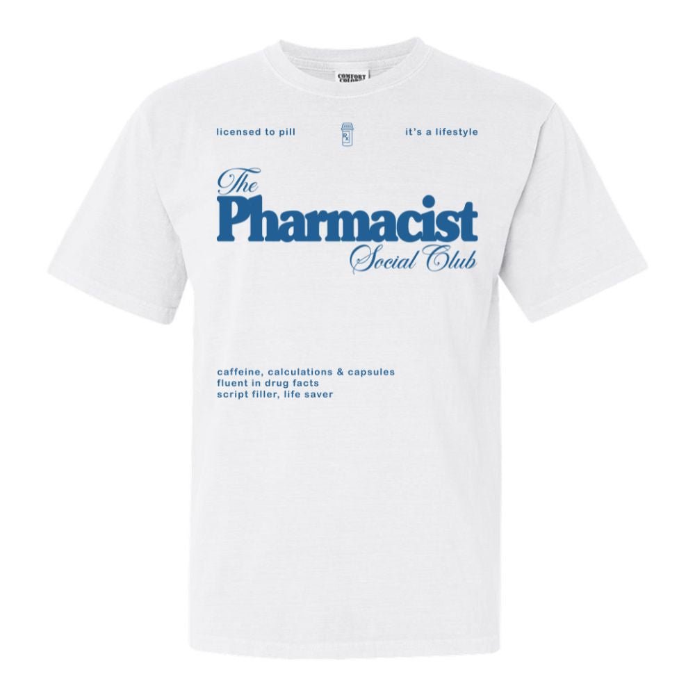 'Pharmacist Social Club' T-Shirt - United Monograms